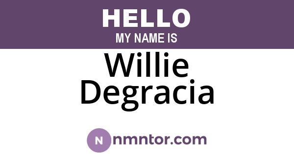 Willie Degracia