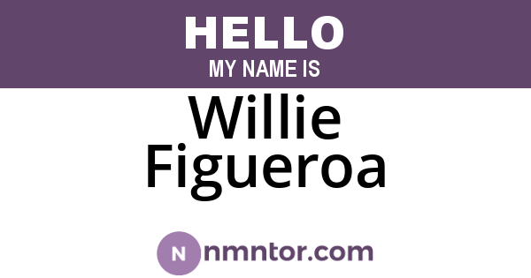 Willie Figueroa