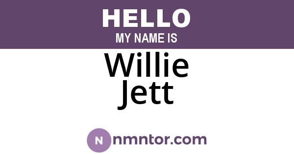Willie Jett