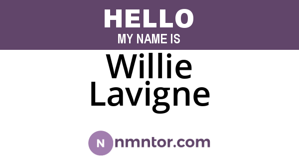 Willie Lavigne