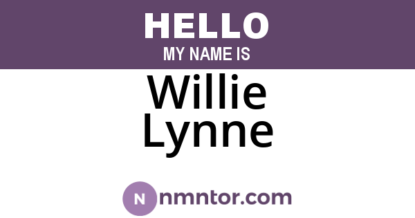 Willie Lynne