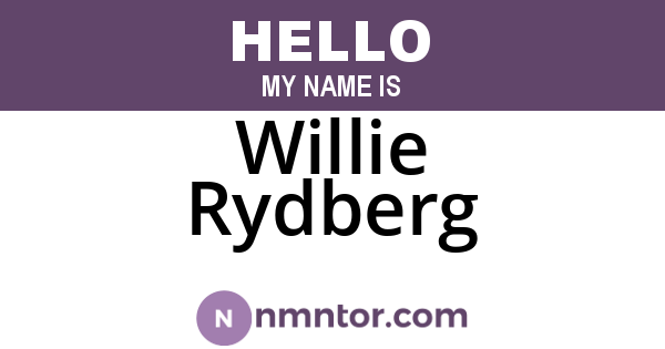 Willie Rydberg