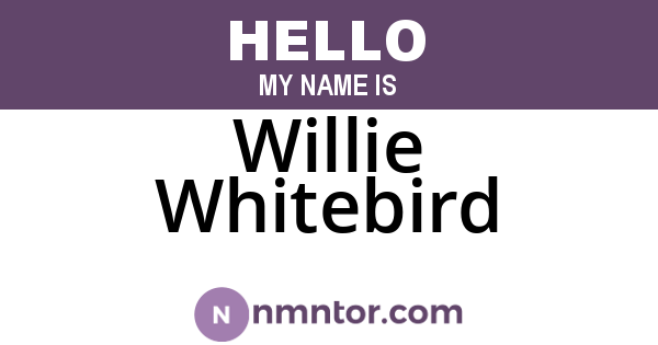 Willie Whitebird
