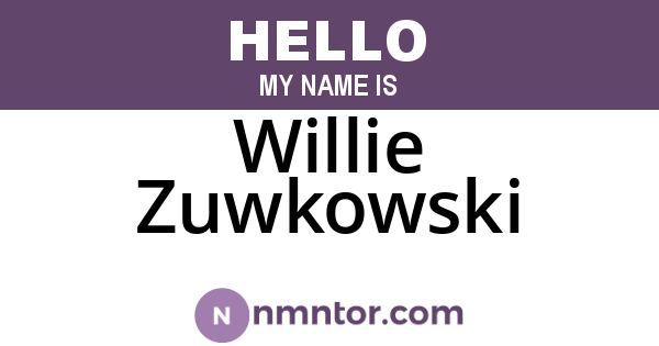 Willie Zuwkowski