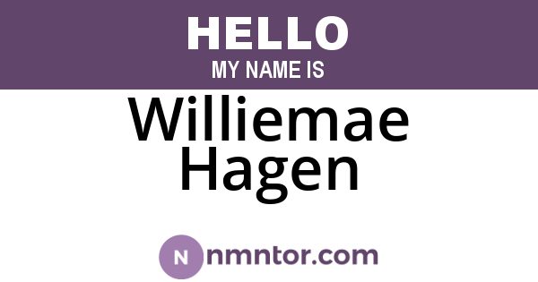 Williemae Hagen
