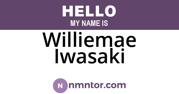 Williemae Iwasaki
