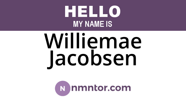 Williemae Jacobsen