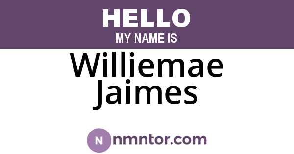 Williemae Jaimes