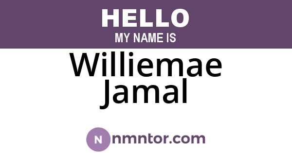 Williemae Jamal
