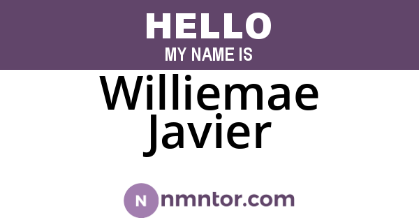 Williemae Javier