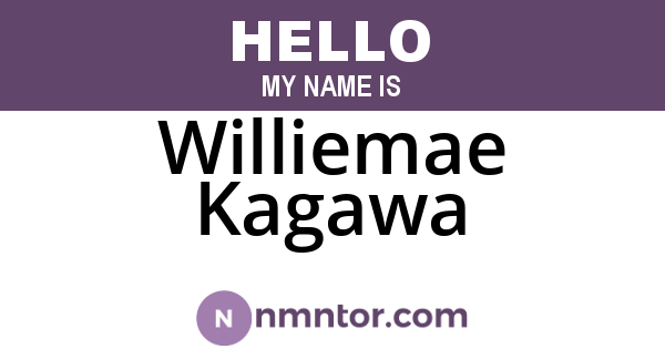 Williemae Kagawa