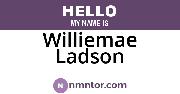 Williemae Ladson