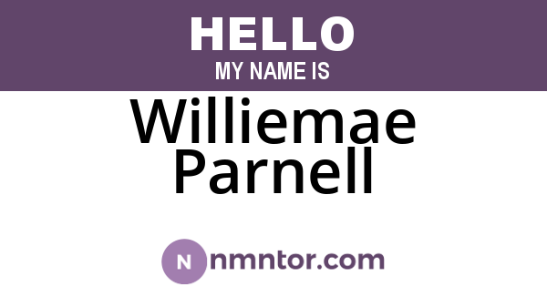 Williemae Parnell