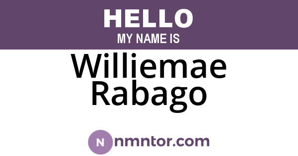 Williemae Rabago