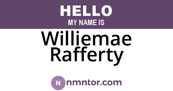 Williemae Rafferty