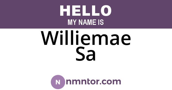 Williemae Sa