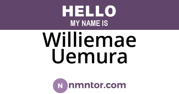 Williemae Uemura
