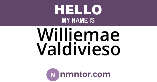 Williemae Valdivieso