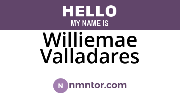 Williemae Valladares