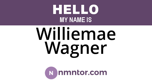 Williemae Wagner