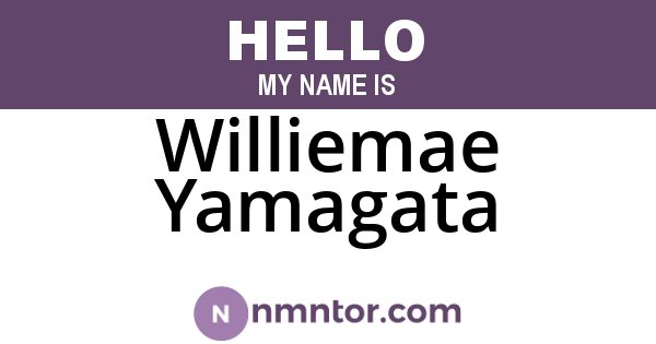 Williemae Yamagata