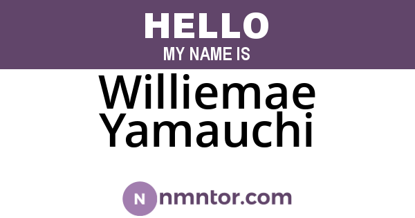 Williemae Yamauchi