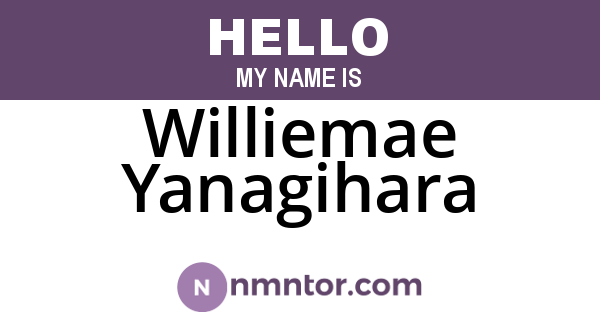 Williemae Yanagihara