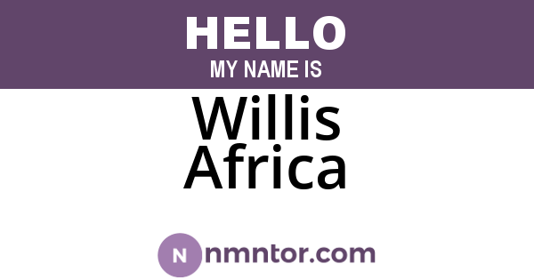 Willis Africa