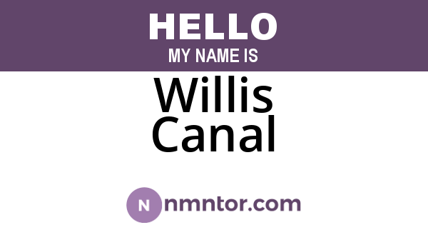 Willis Canal