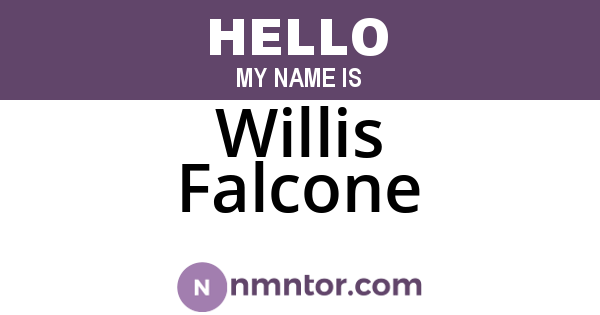 Willis Falcone