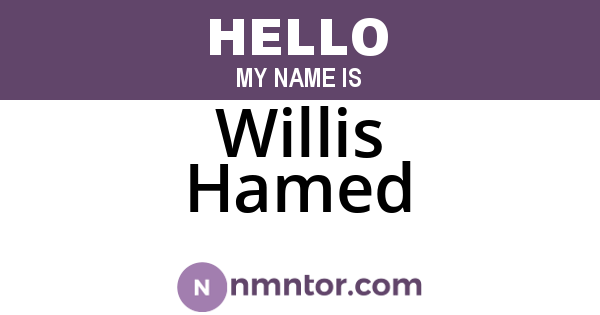 Willis Hamed