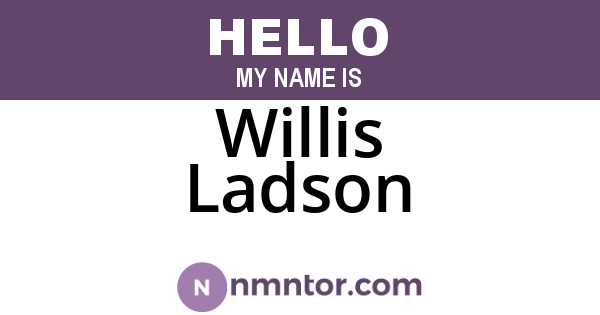 Willis Ladson