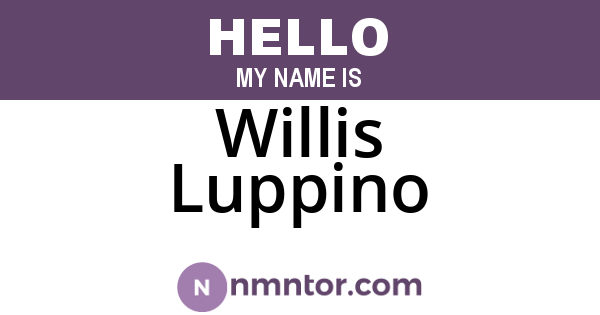 Willis Luppino
