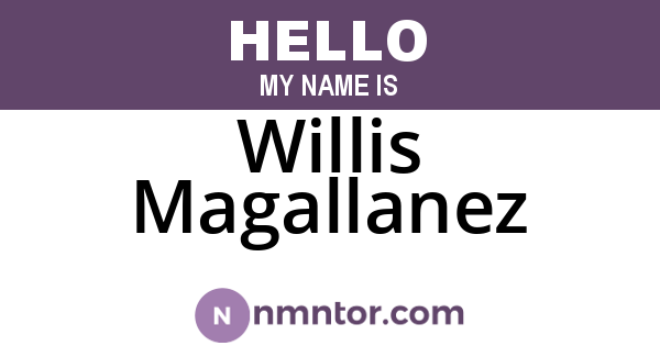 Willis Magallanez