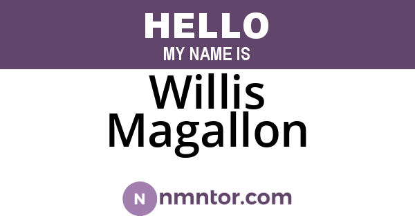 Willis Magallon