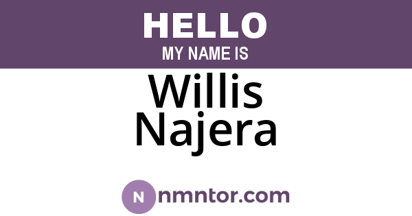 Willis Najera