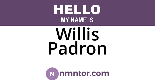 Willis Padron