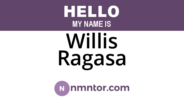 Willis Ragasa