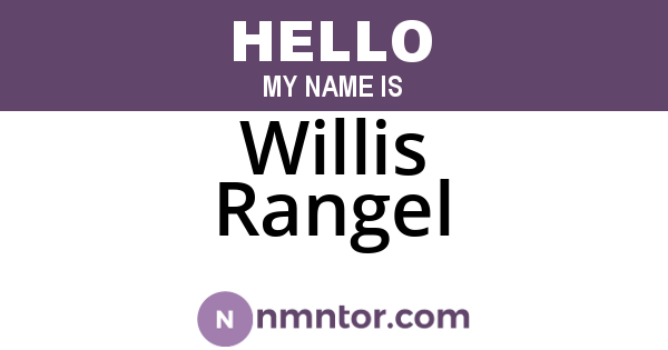 Willis Rangel