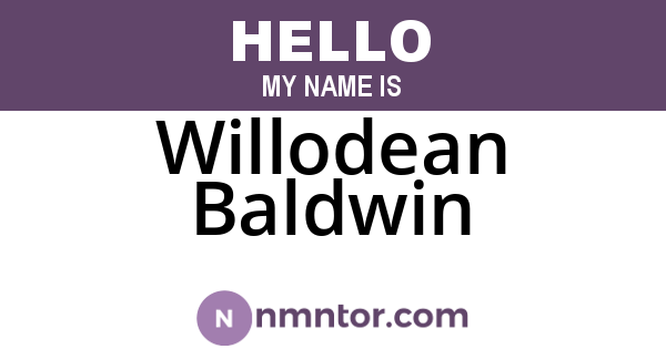 Willodean Baldwin