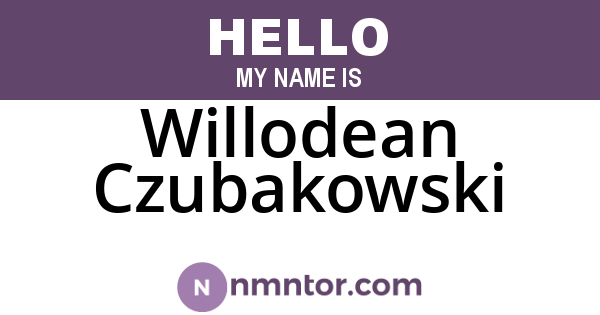 Willodean Czubakowski