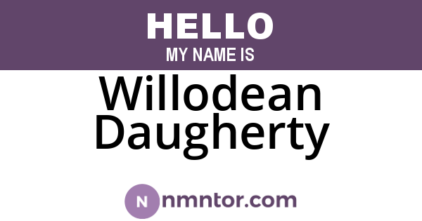 Willodean Daugherty