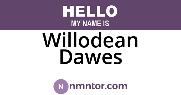 Willodean Dawes