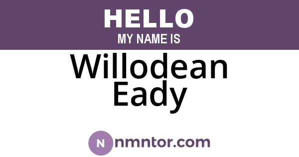 Willodean Eady