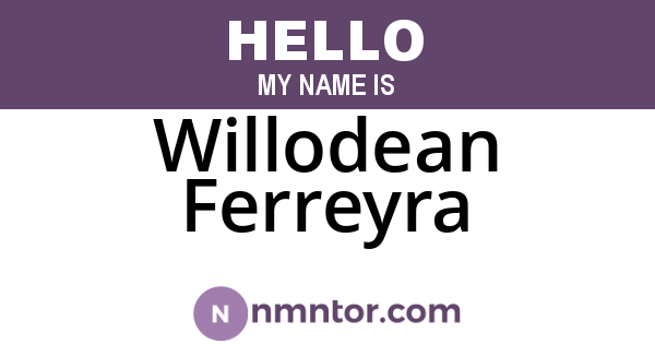 Willodean Ferreyra