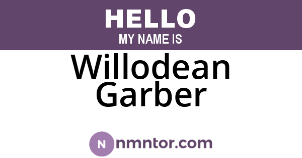 Willodean Garber