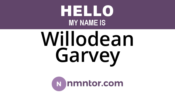 Willodean Garvey