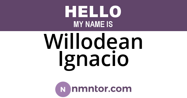 Willodean Ignacio