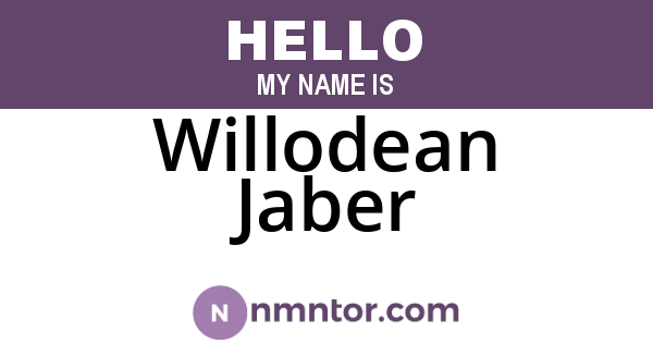 Willodean Jaber