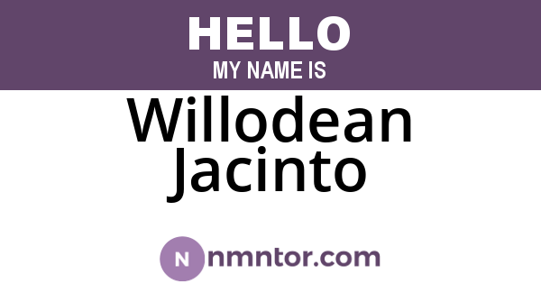 Willodean Jacinto